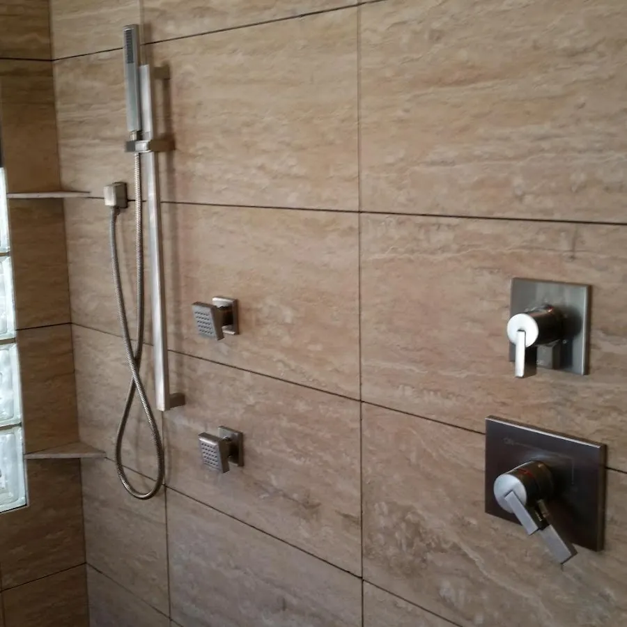 Shower fixture installation for Water Heater Installation in St. Michael